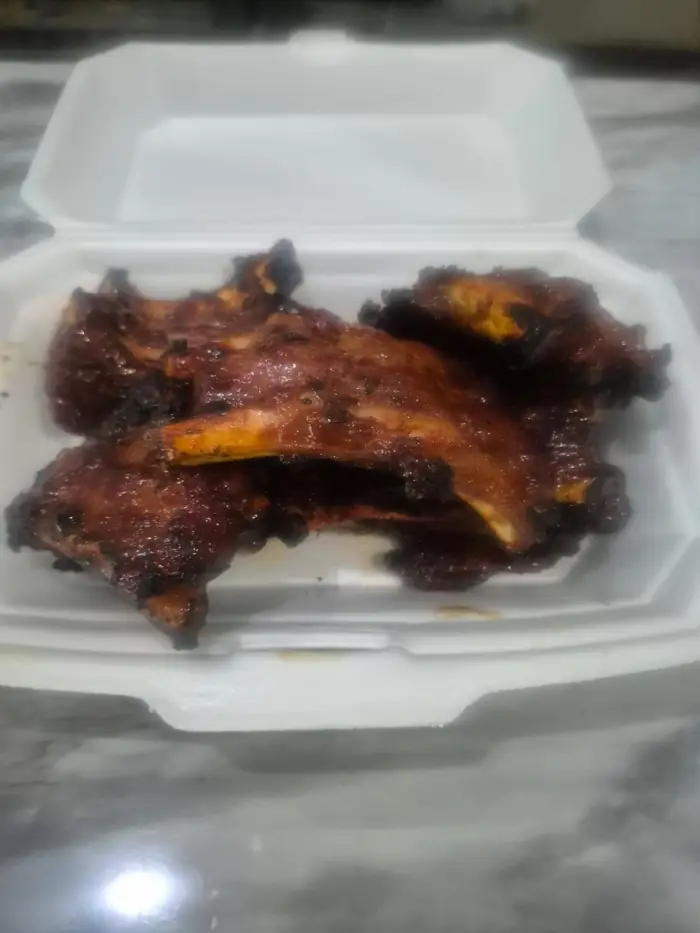 Sticky glazed ribs